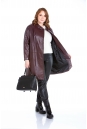 Женское кожаное пальто из натуральной кожи с воротником 8022743-3