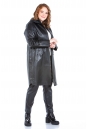 Женское кожаное пальто из натуральной кожи с капюшоном 8022748