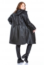 Женское кожаное пальто из натуральной кожи с капюшоном 8022748-5