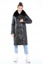 Женское кожаное пальто из натуральной кожи с воротником, отделка песец 8022751-2