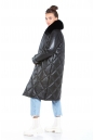 Женское кожаное пальто из натуральной кожи с воротником, отделка песец 8022751-3