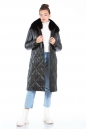 Женское кожаное пальто из натуральной кожи с воротником, отделка песец 8022751-4