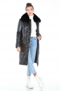 Женское кожаное пальто из натуральной кожи с воротником, отделка песец 8022751-6