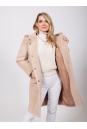 Женское пальто из текстиля с капюшоном 8023378-3