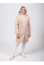 Женское пальто из текстиля с капюшоном 8023378-5