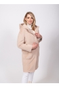 Женское пальто из текстиля с капюшоном 8023378-10