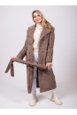 Женское пальто из текстиля с воротником 8023379-3