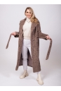 Женское пальто из текстиля с воротником 8023379-4