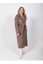 Женское пальто из текстиля с воротником 8023379-12