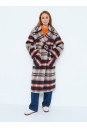 Женское пальто из текстиля с воротником 8023714-6