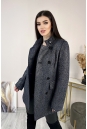 Женское пальто из текстиля с воротником 8023970-2