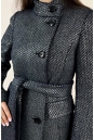 Женское пальто из текстиля с воротником 8023970-6