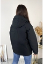 Куртка женская из текстиля с капюшоном 8024027-5