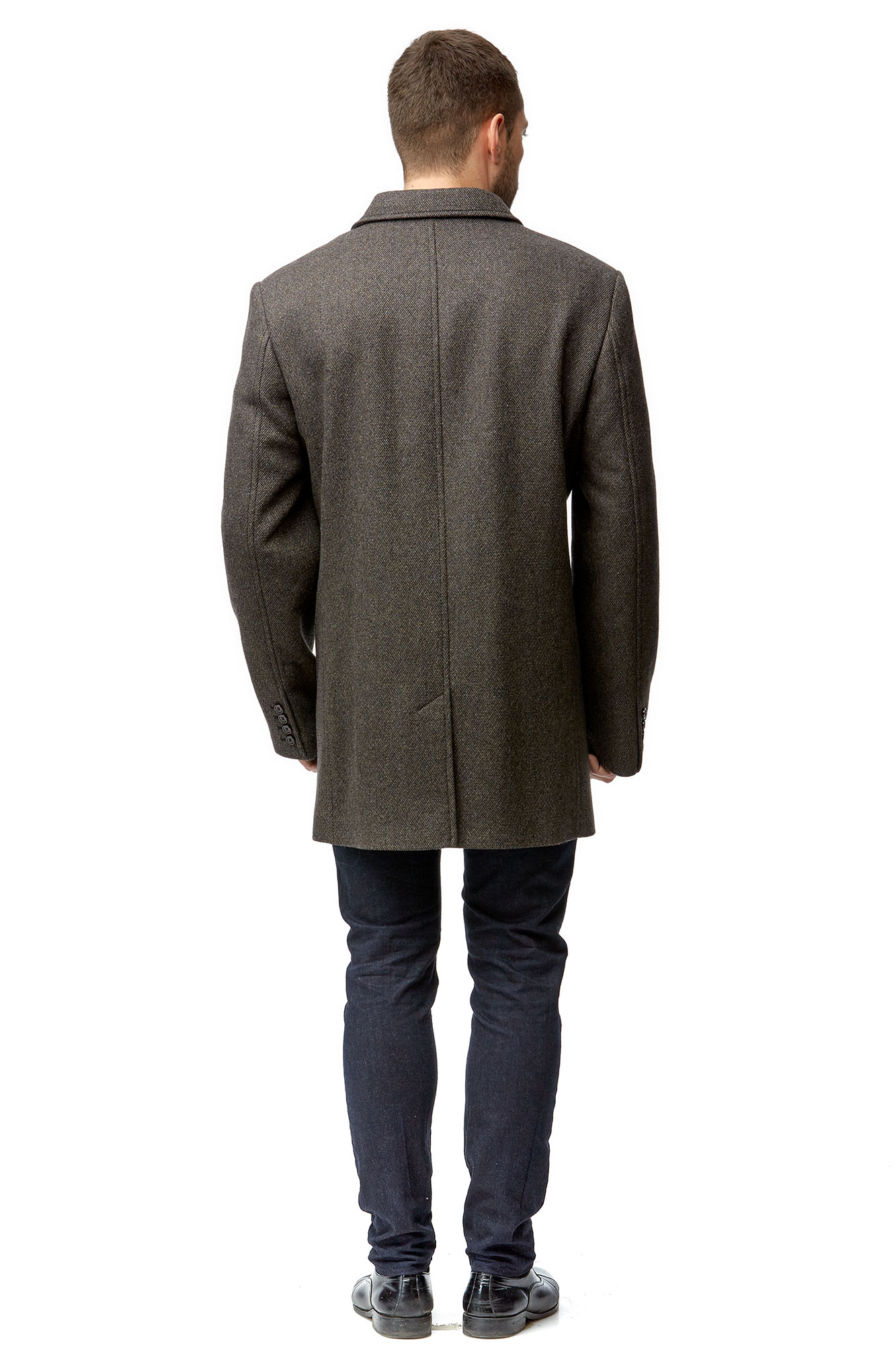 Мужское пальто из текстиля с воротником 8001788-3