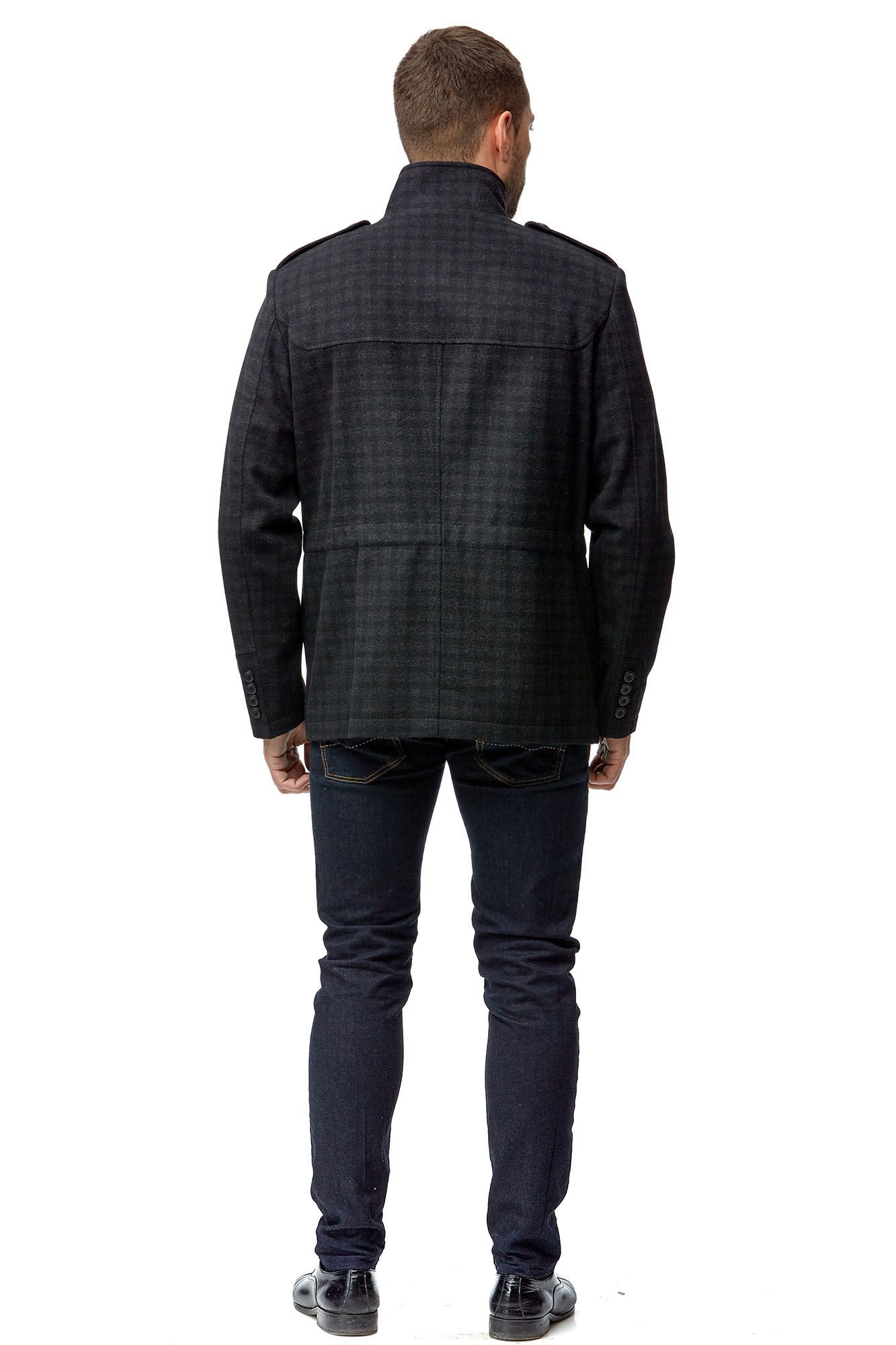 Мужское пальто из текстиля с воротником 8001797-3