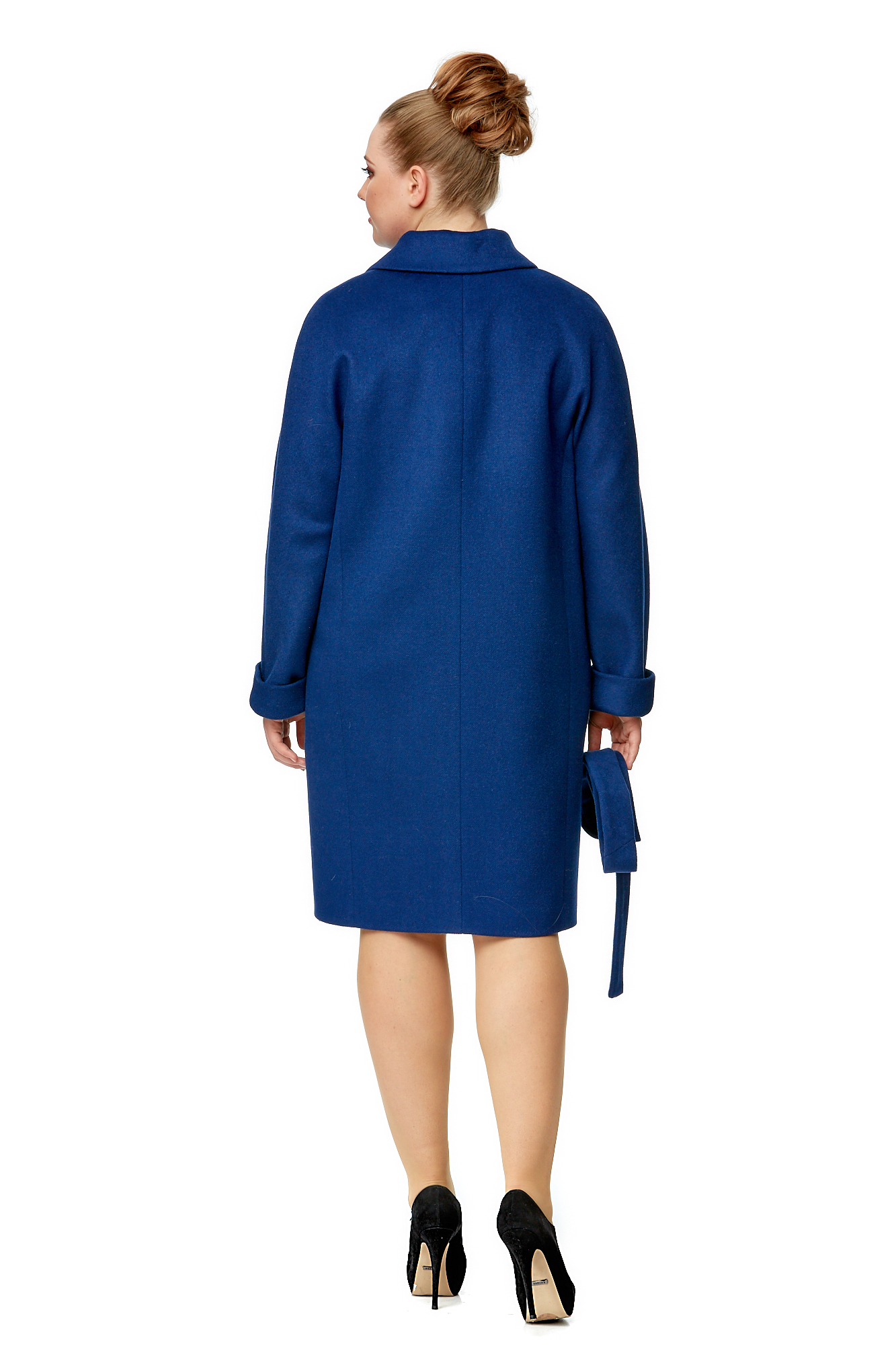 Женское пальто из текстиля с воротником 8001966-3
