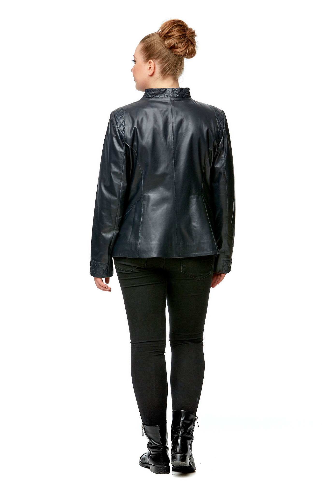 Женская кожаная куртка из натуральной кожи 8002040-3