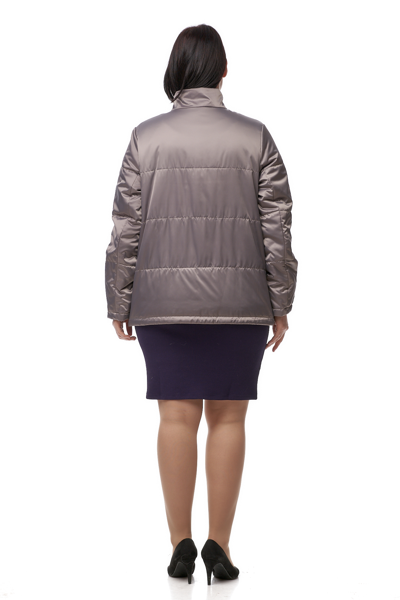 Куртка женская из текстиля с воротником 8009871-2